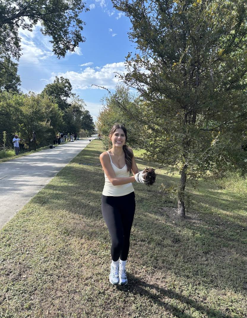 Juliette Oudinot at a TREE planting